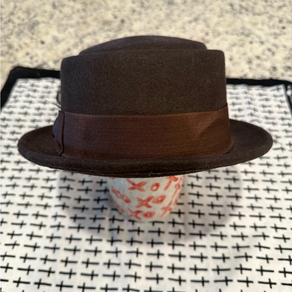 Stylish Brown Fedora Hat